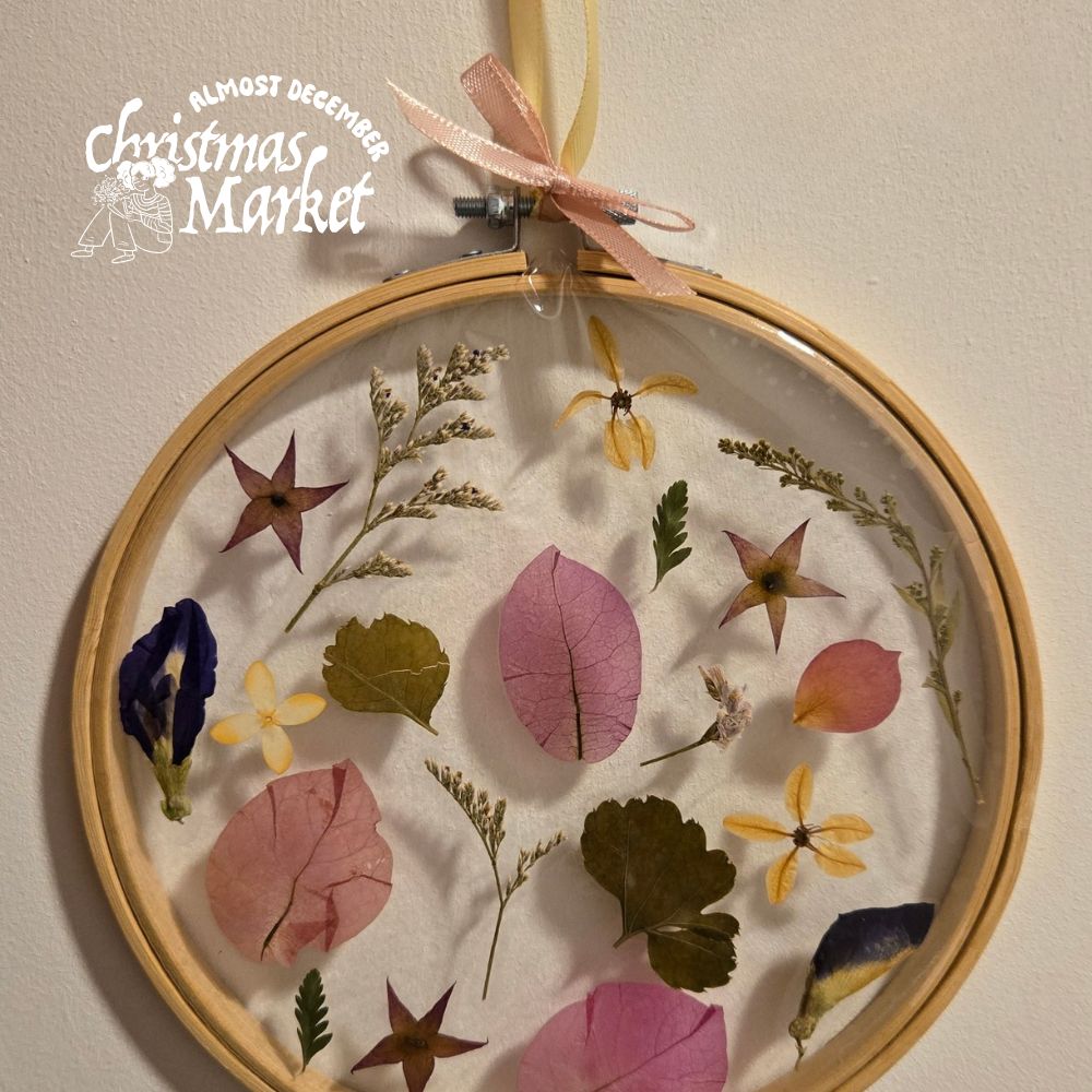 christmas suncatcher flowerpress workshop