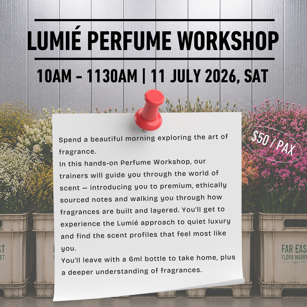 Craft Your Own Scent — Lumié Perfume Workshop x Far East Flora Market