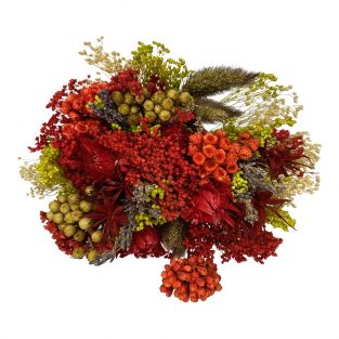 Dried Bouquet Red - Italy