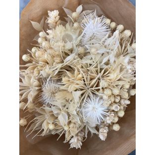 Dried Bouquet Full White - Italy